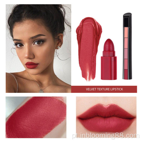 Baixo MOQ Color Lipstick Pró Longlasting Matte